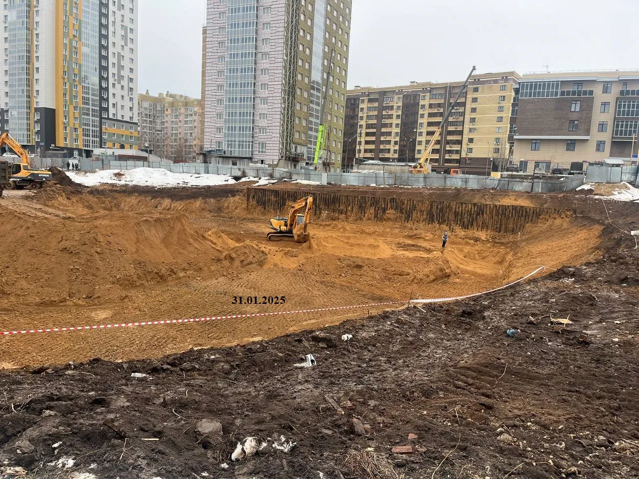 ЖК по ул. Аделя Кутуя ход строительства