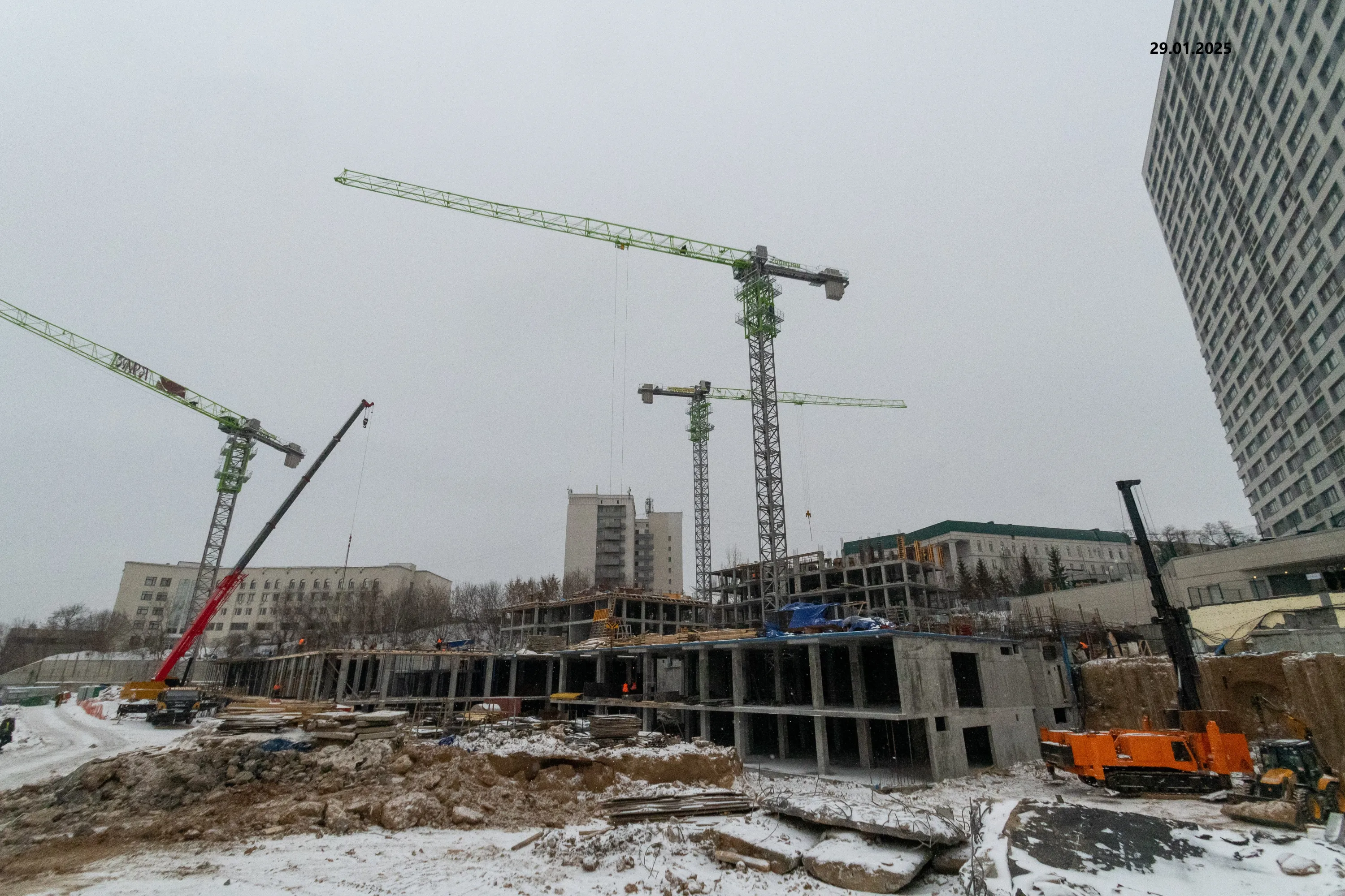 ЖК ЗАРЯ ход строительства