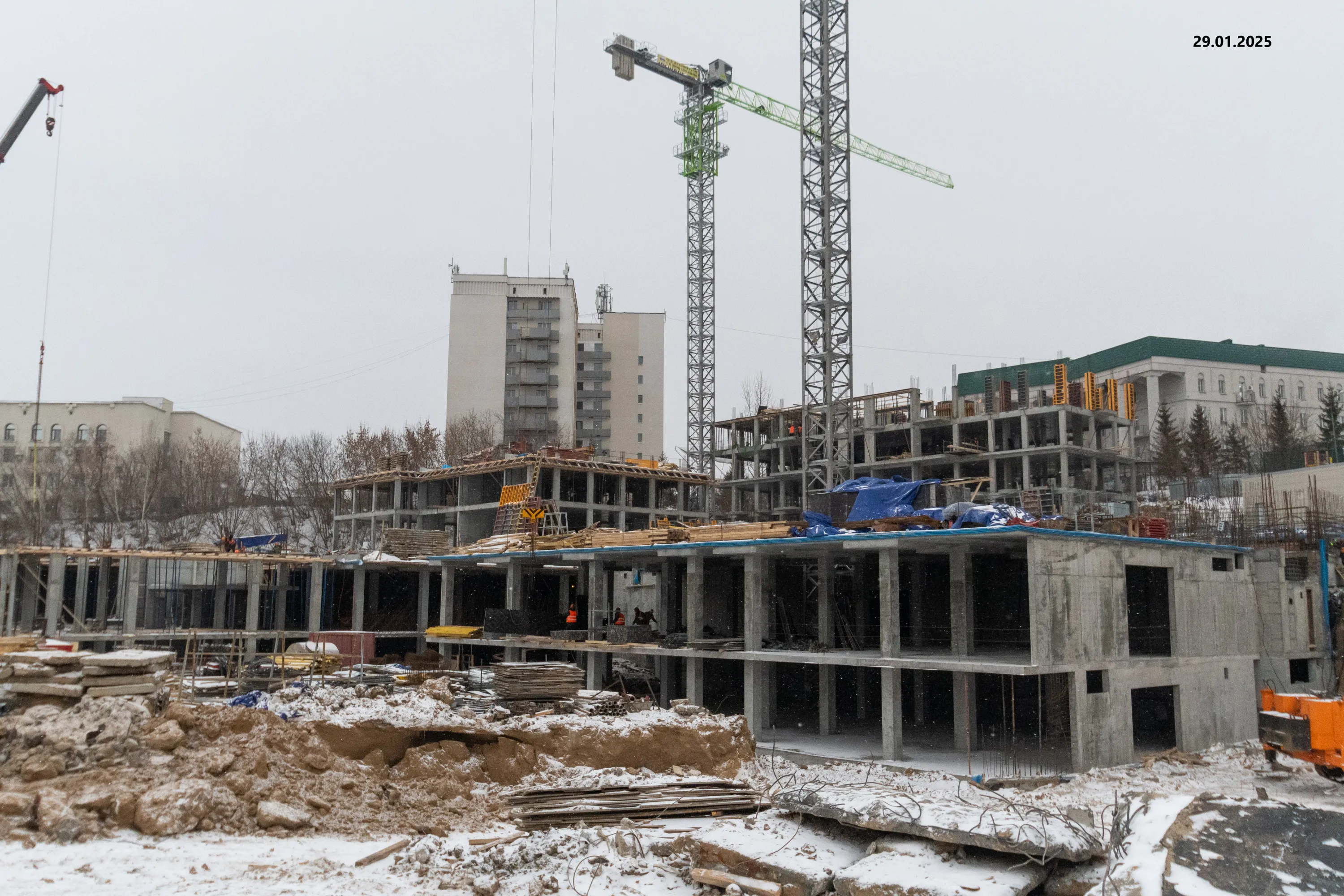 ЖК ЗАРЯ ход строительства