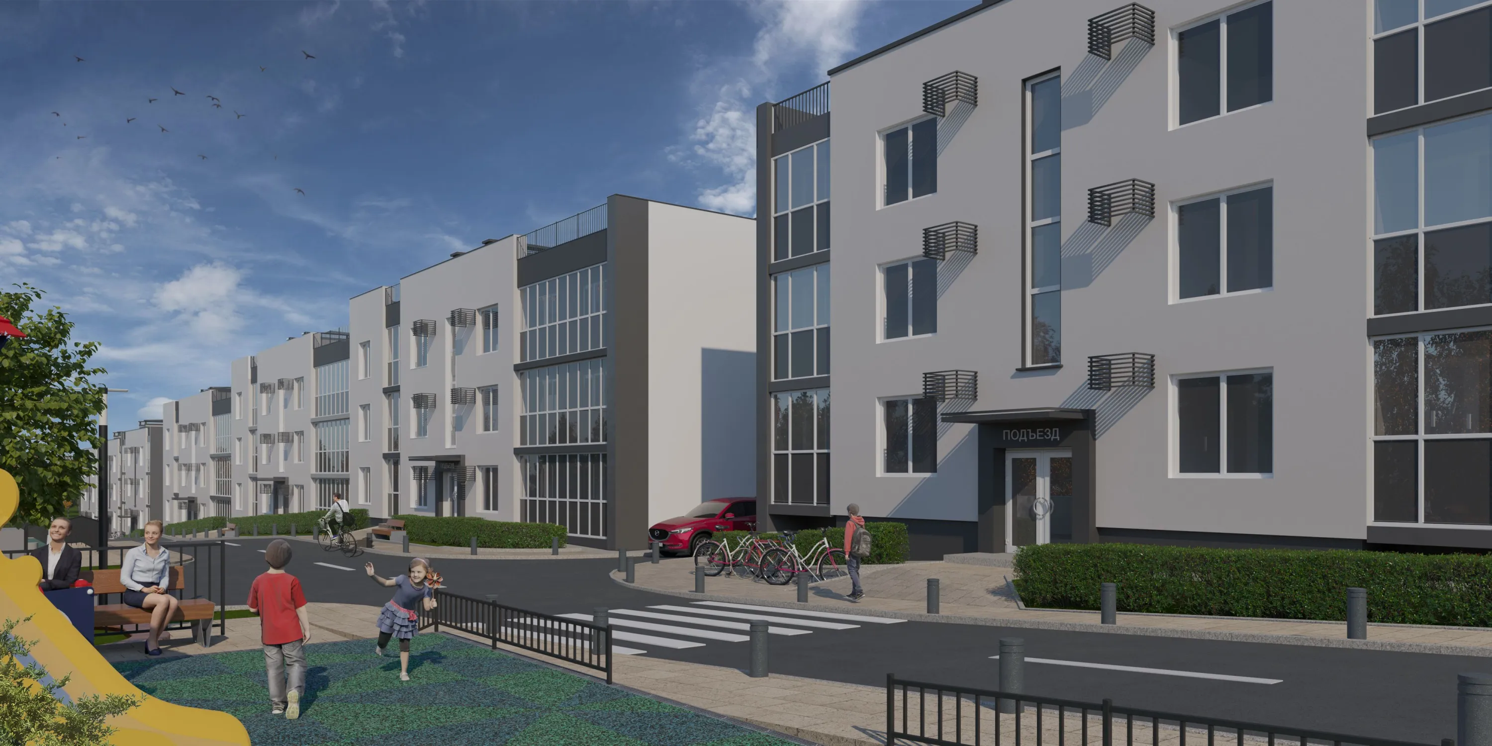 Планировка 1-комнатной квартиры 44.3 м² в ЖК ЖК Славяноград, г. Семилуки — фото 1