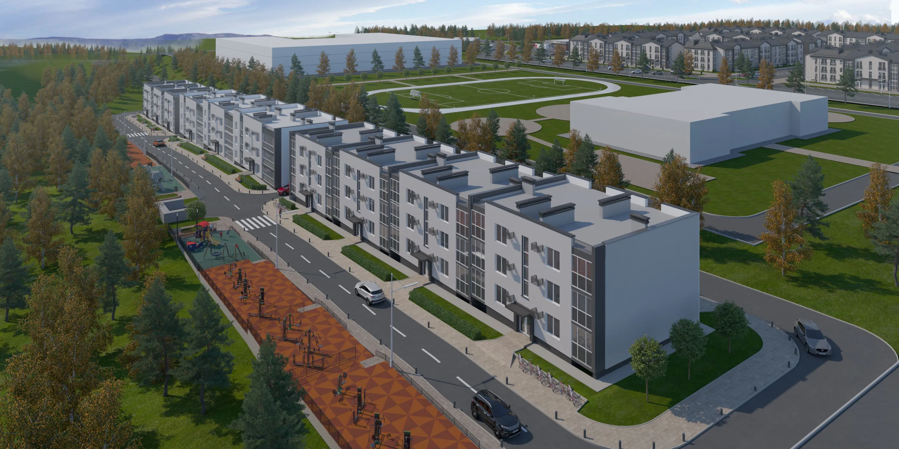 Планировка 1-комнатной квартиры 44.3 м² в ЖК ЖК Славяноград, г. Семилуки — фото 3