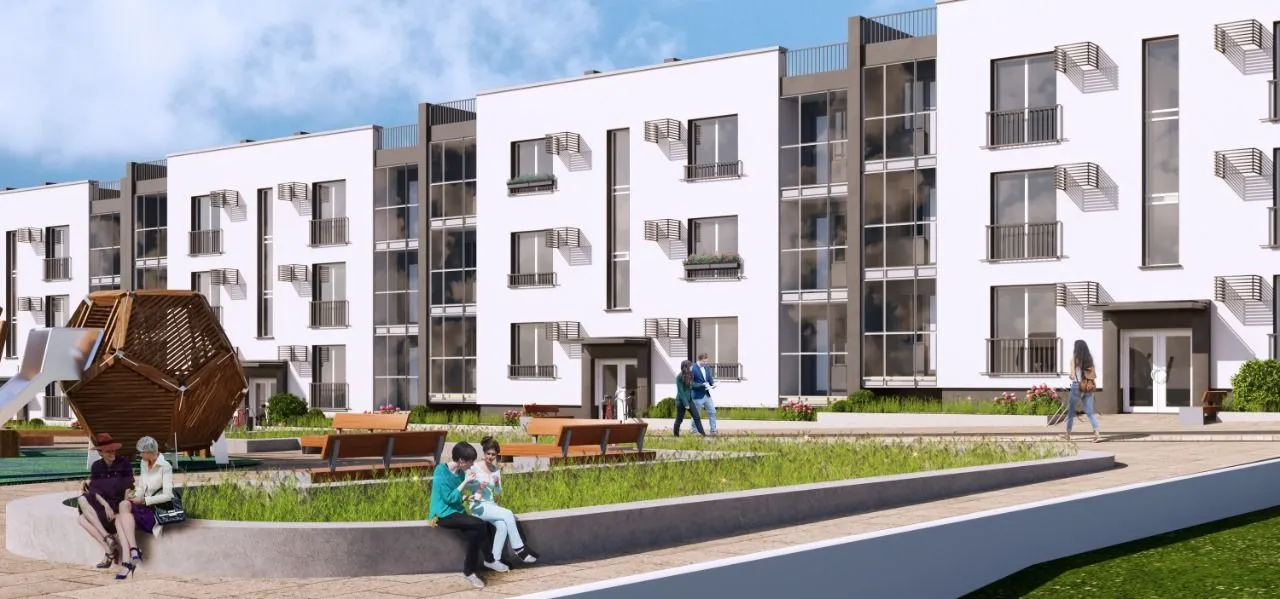 Планировка 1-комнатной квартиры 44.3 м² в ЖК ЖК Славяноград, г. Семилуки — фото 5