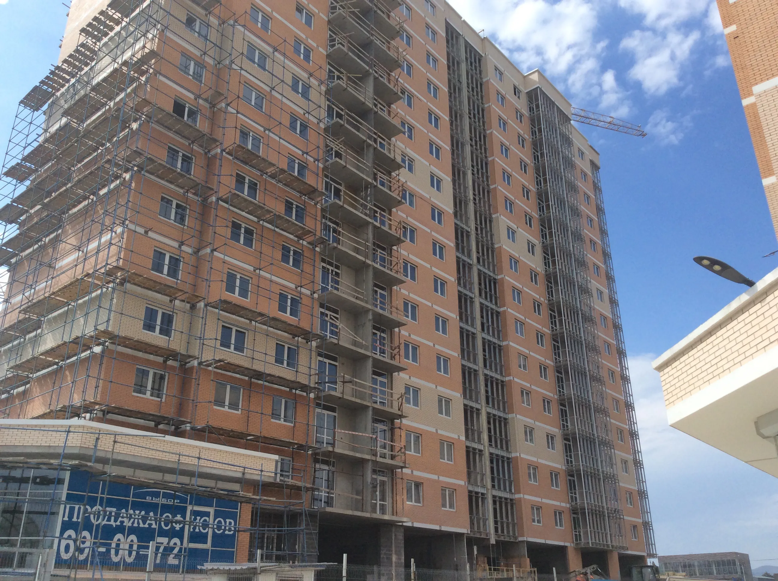 ЖК на Ленина,95 ход строительства