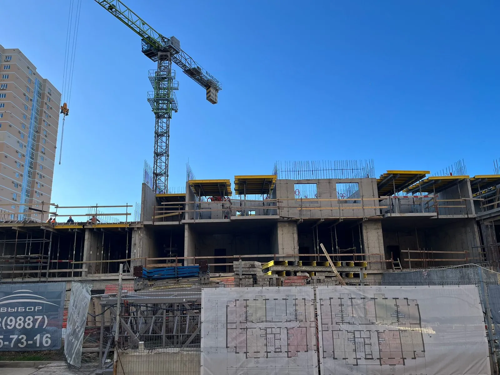 ЖК на Ленина,95 ход строительства