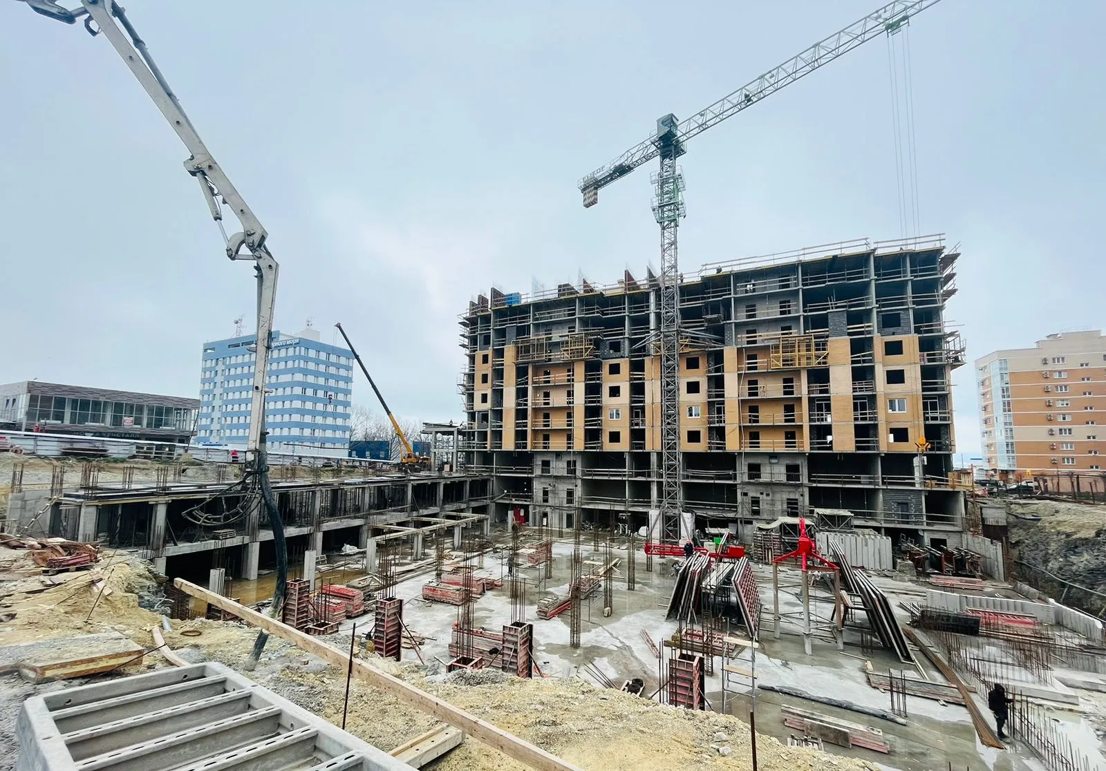 ЖК на Ленина,95 ход строительства