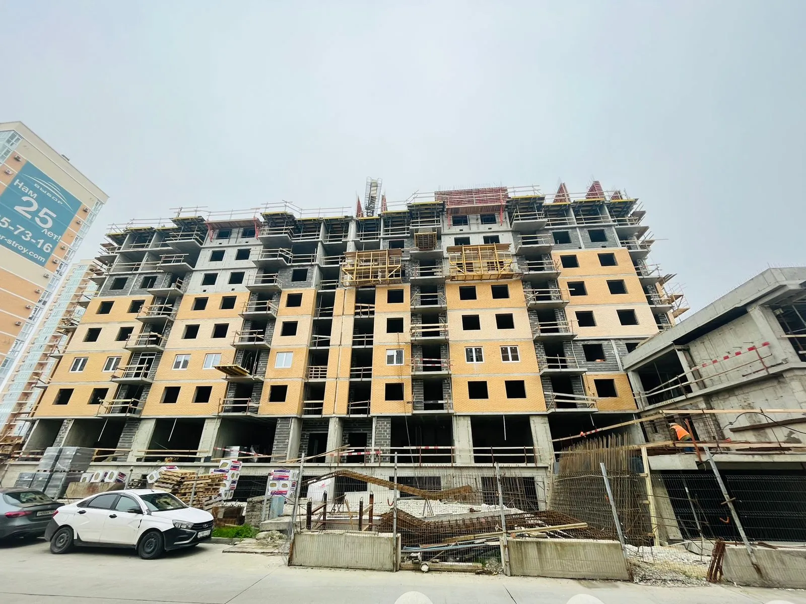 ЖК на Ленина,95 ход строительства