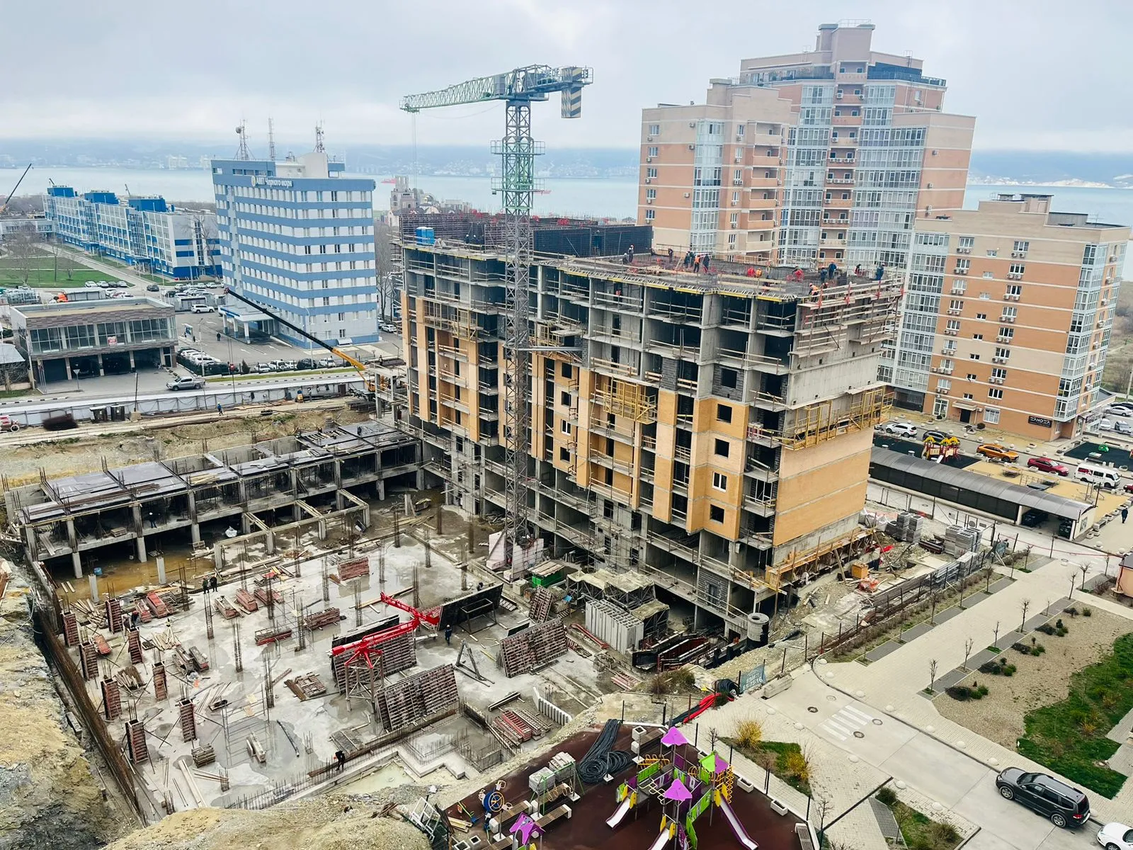 ЖК на Ленина,95 ход строительства