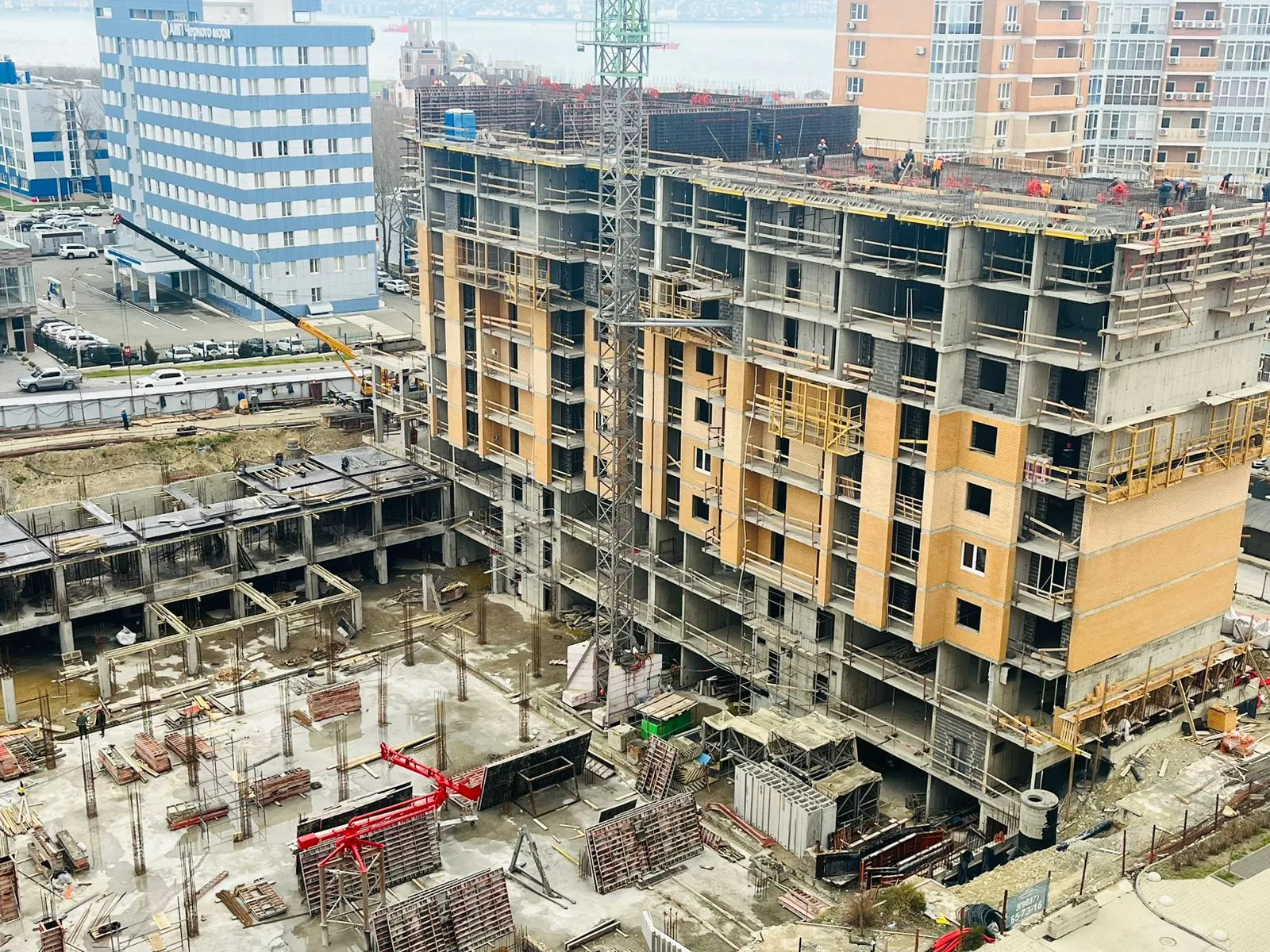 ЖК на Ленина,95 ход строительства