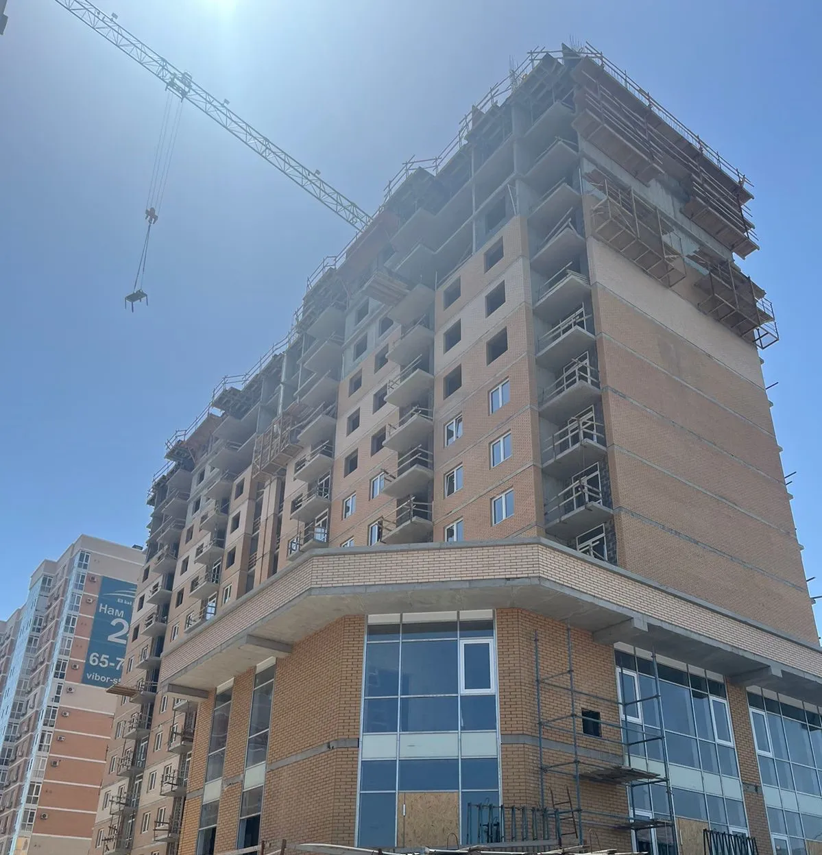 ЖК на Ленина,95 ход строительства