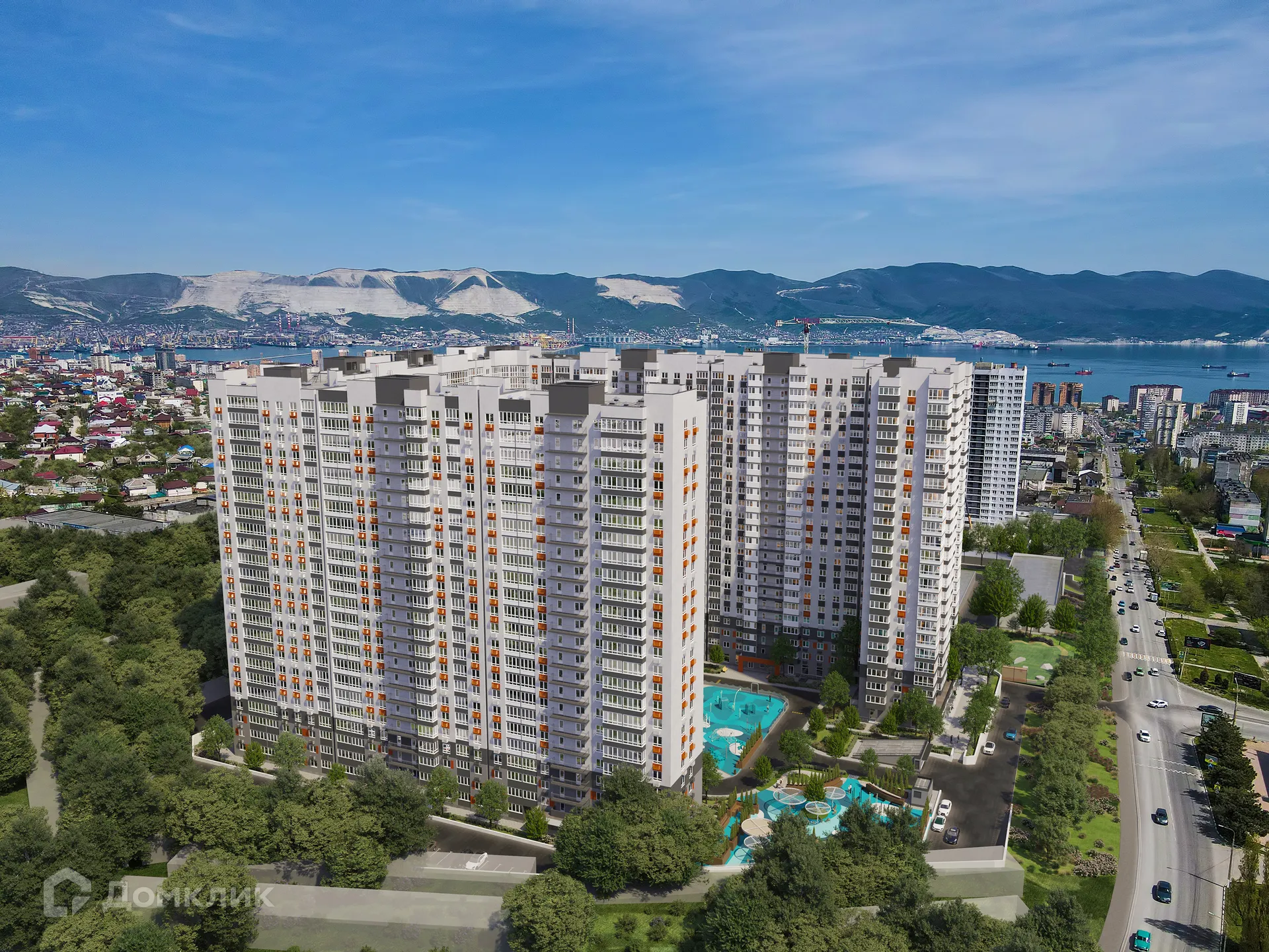 Планировка студии квартиры 26.2 м² в ЖК ЖК ОБЛАКА, г. Новороссийск — фото 4