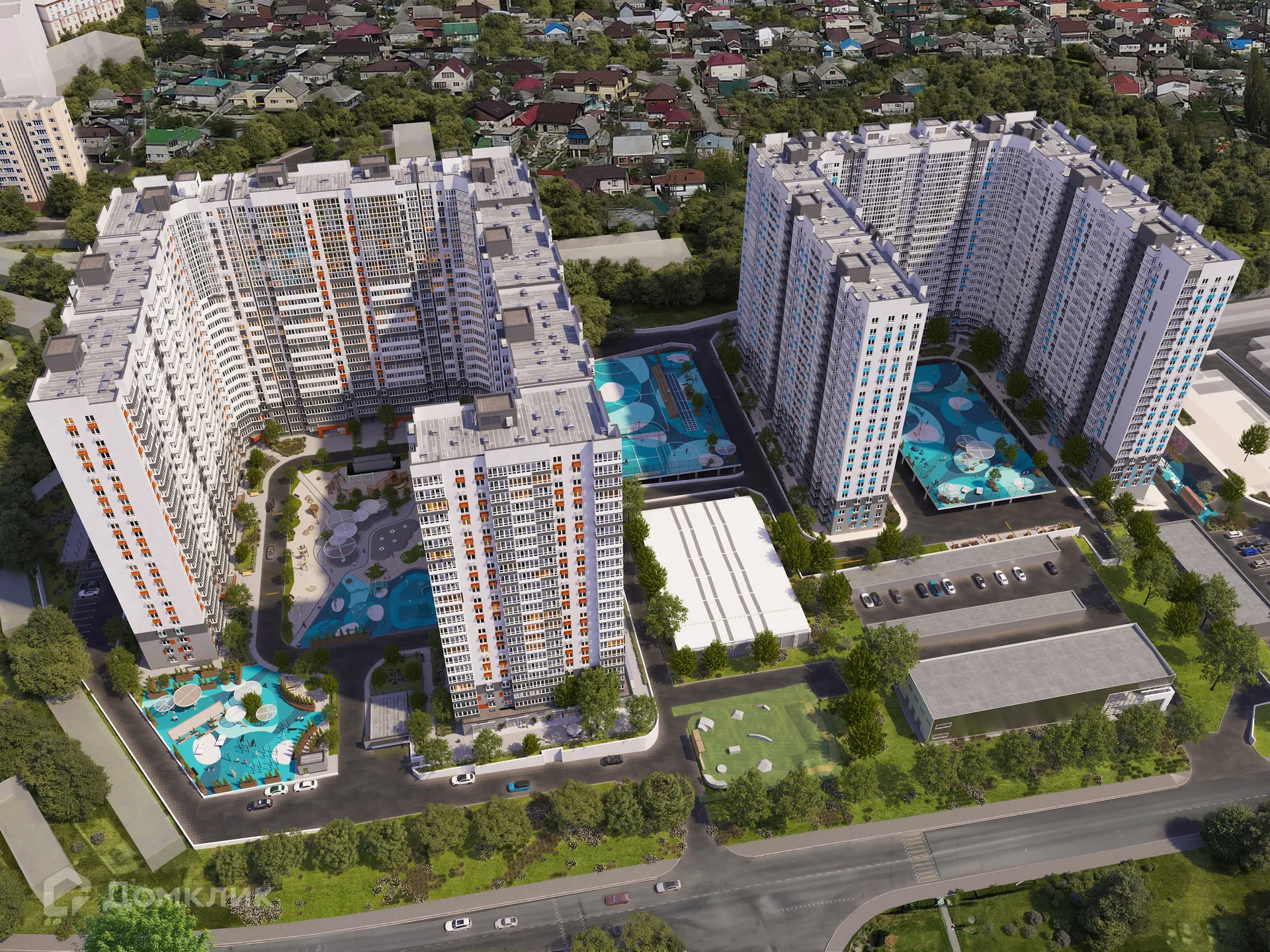 Планировка студии квартиры 26.2 м² в ЖК ЖК ОБЛАКА, г. Новороссийск — фото 6