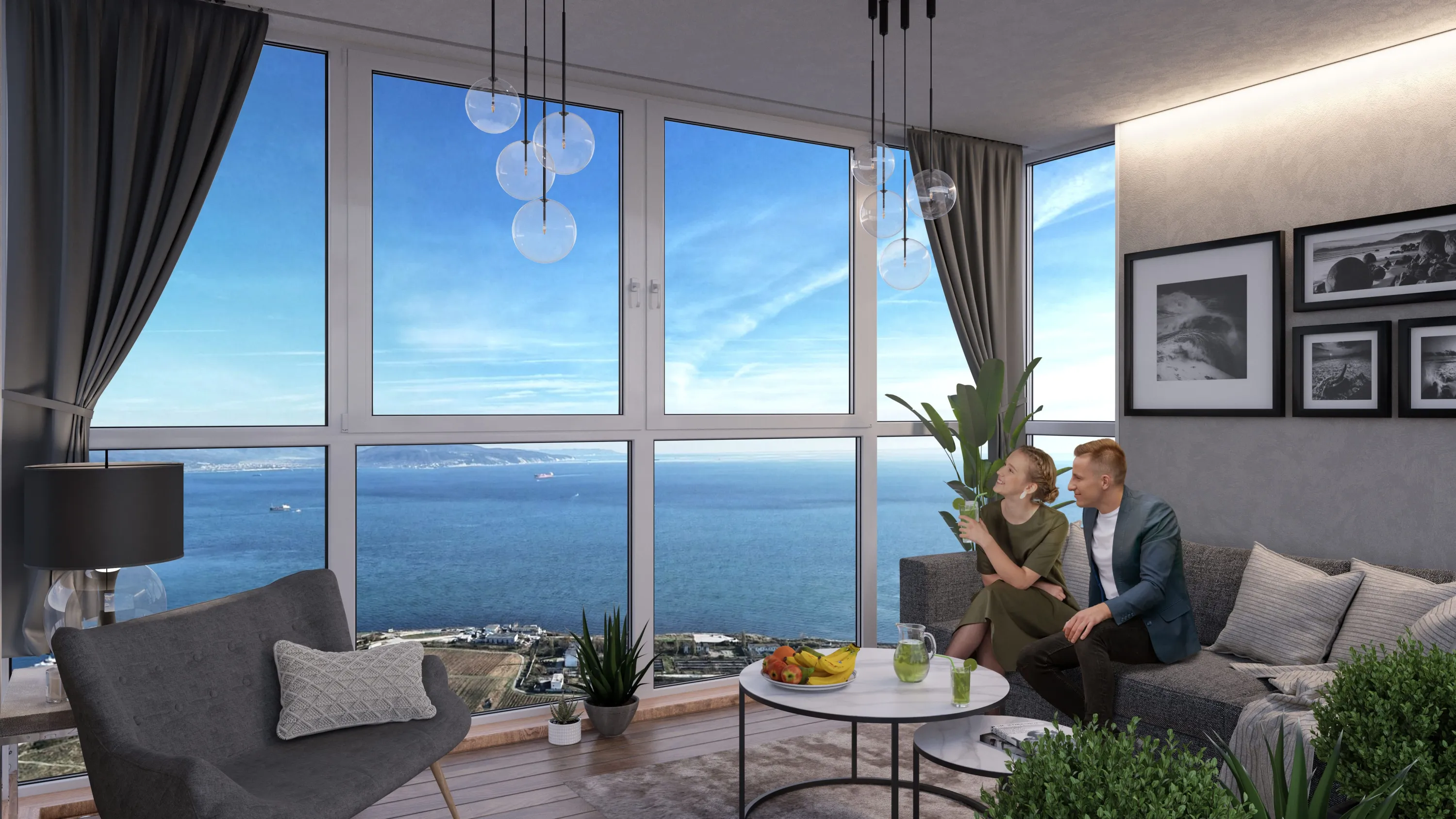 Планировка 2-комнатной квартиры 53.1 м² в ЖК ЖК Барса, г. Новороссийск — фото 5