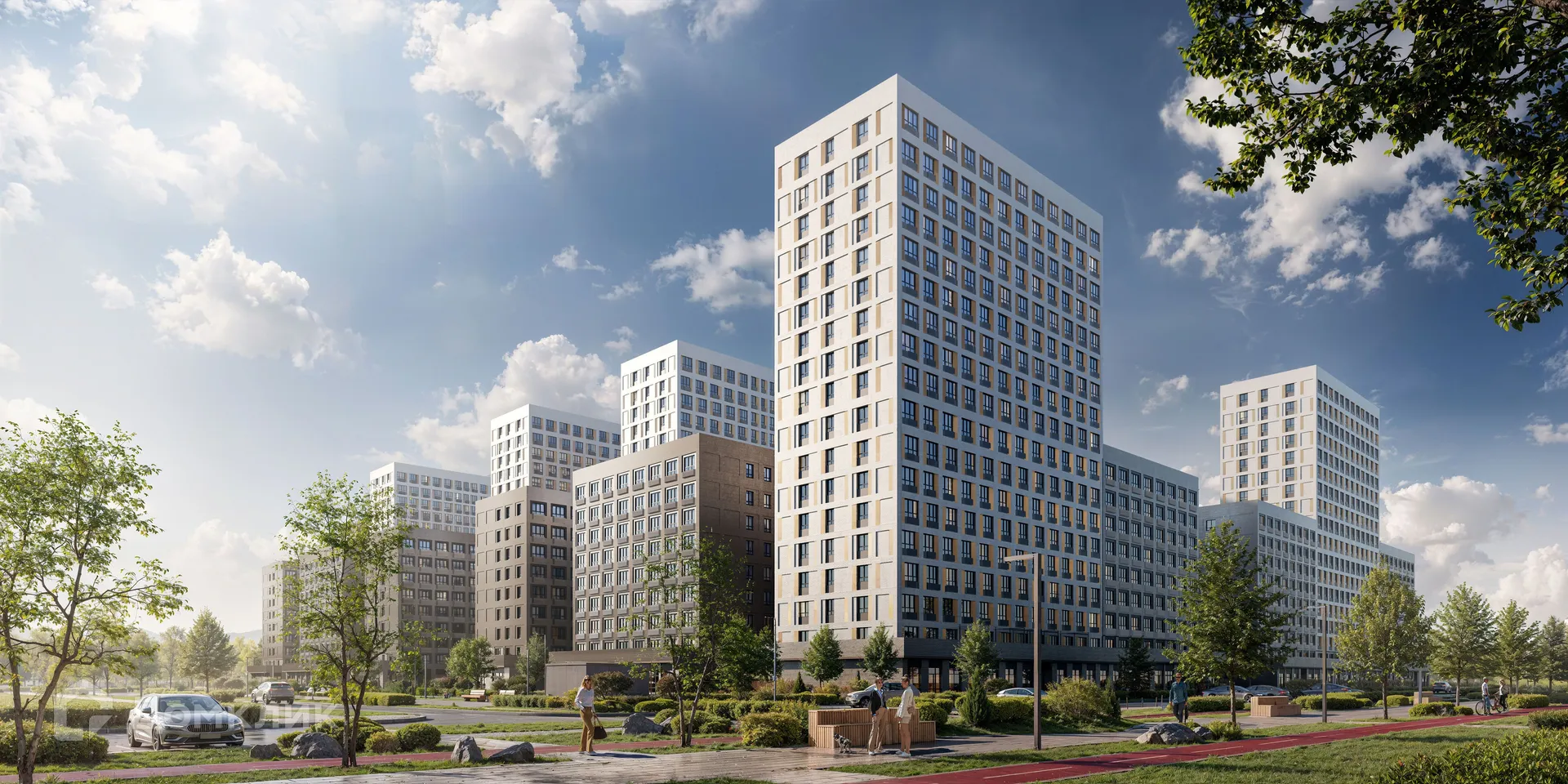 Планировка студии квартиры 21.1 м² в ЖК ЖК Порто Ново, г. Новороссийск — фото 1