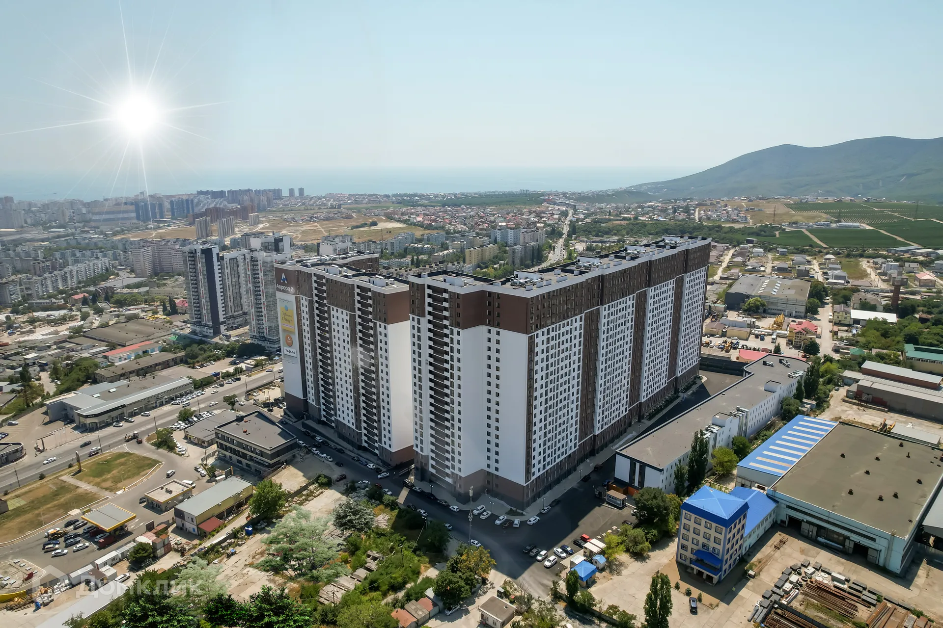 Планировка 1-комнатной квартиры 43.2 м² в ЖК ЖК Аврора 2, г. Новороссийск — фото 10