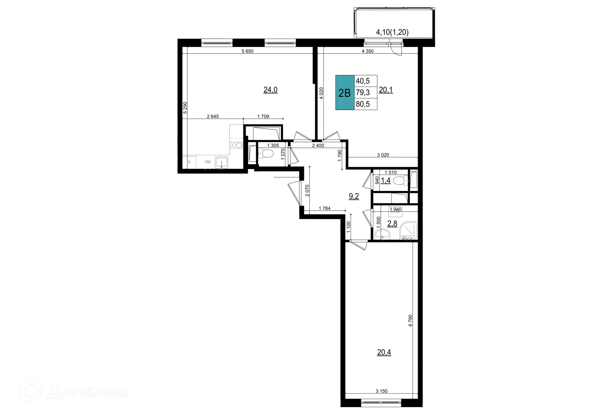 Фото квартиры в ЖК ОДИНЦОВО СИТИ