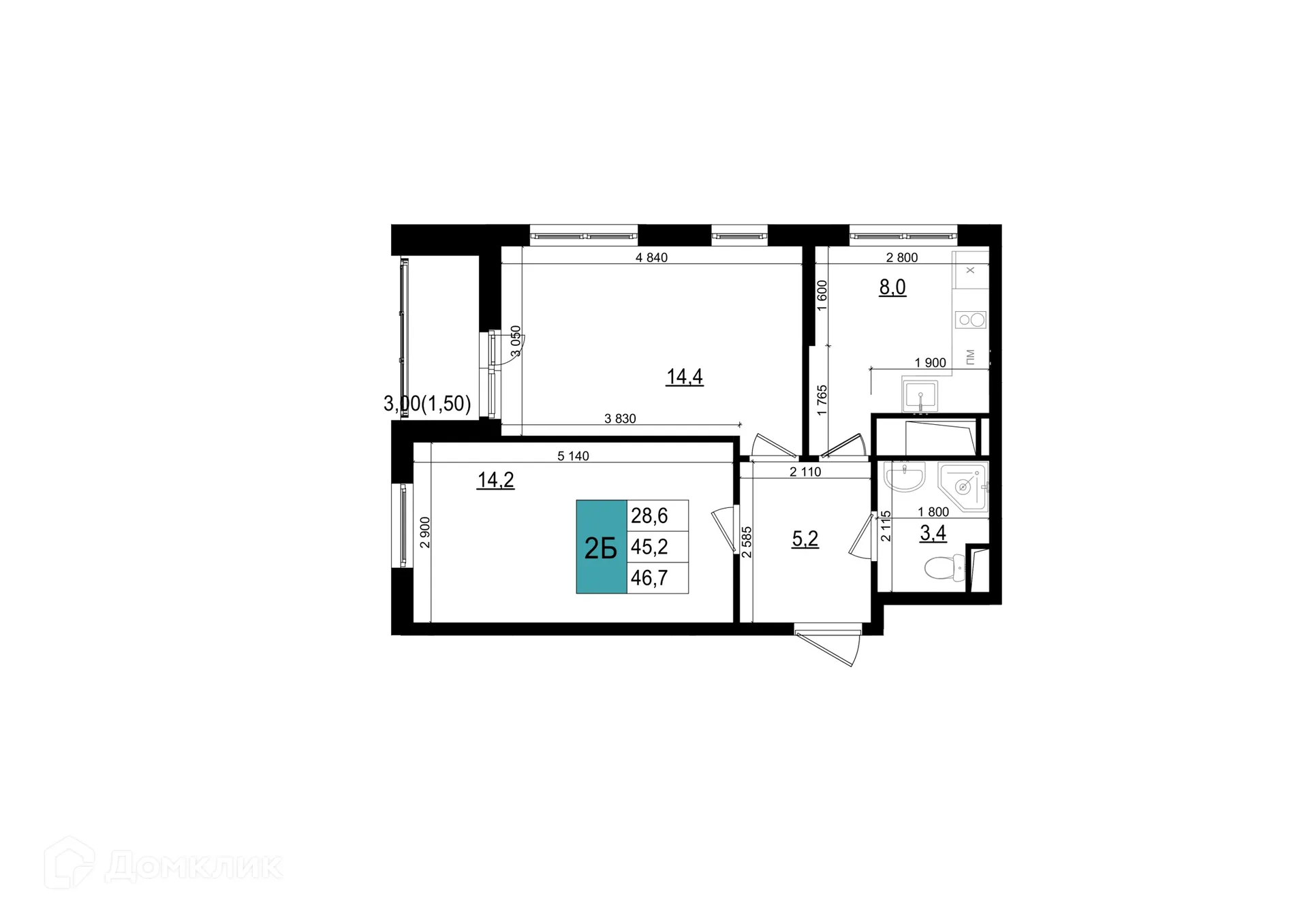 Фото квартиры в ЖК ОДИНЦОВО СИТИ