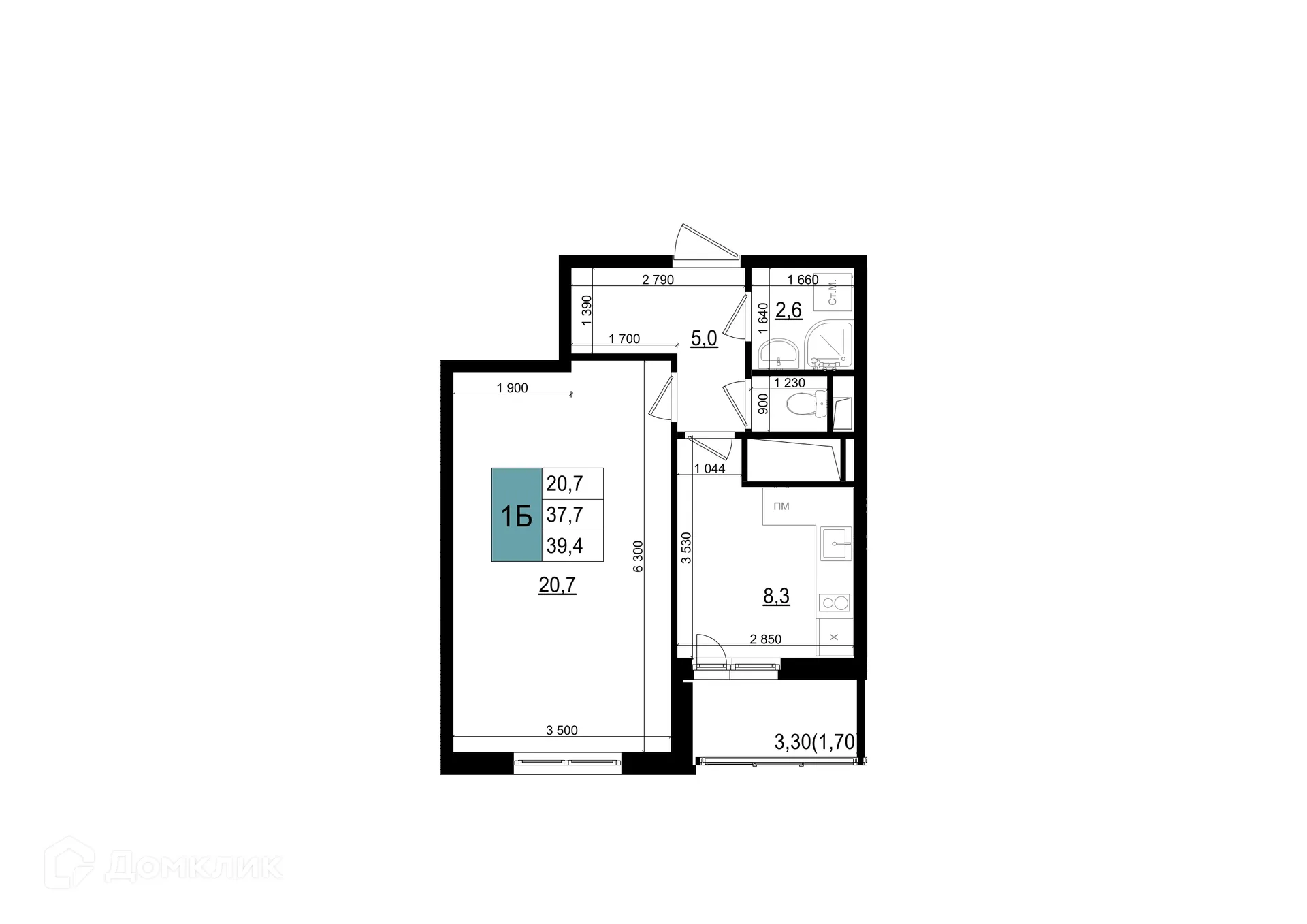 Фото квартиры в ЖК ОДИНЦОВО СИТИ