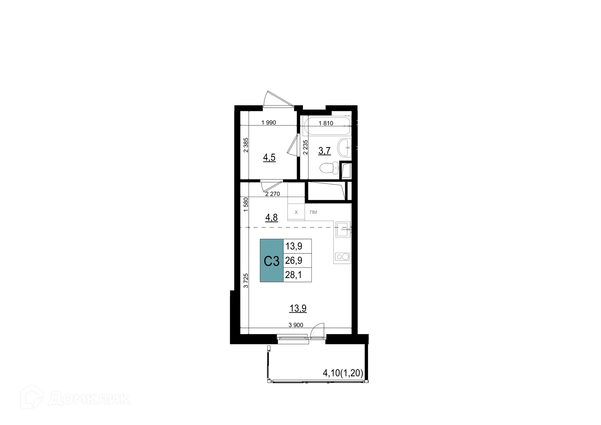 Фото квартиры в ЖК ОДИНЦОВО СИТИ