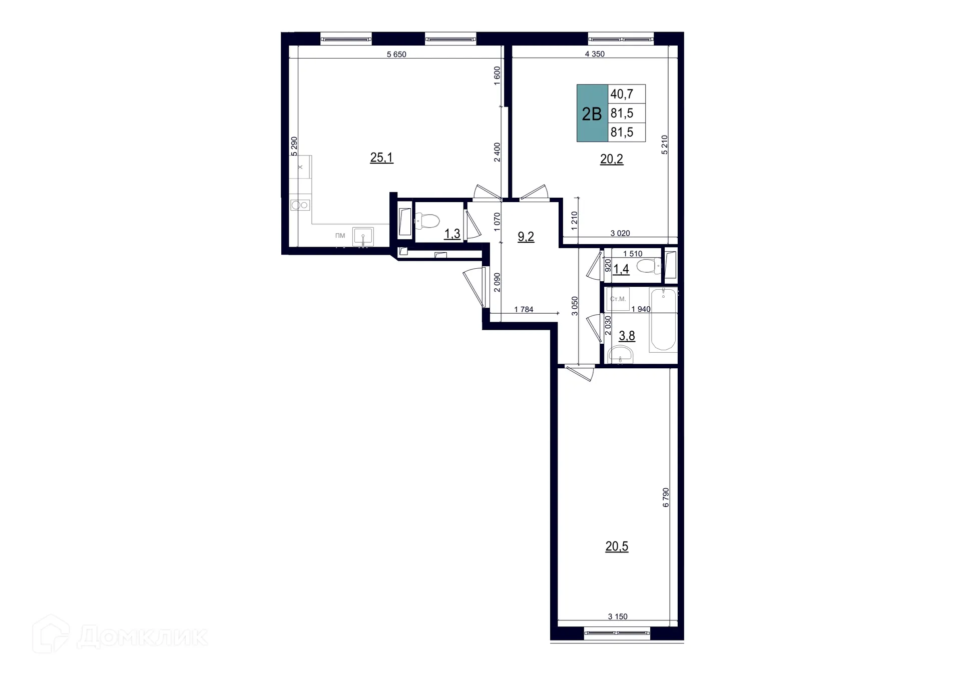 Фото квартиры в ЖК ОДИНЦОВО СИТИ