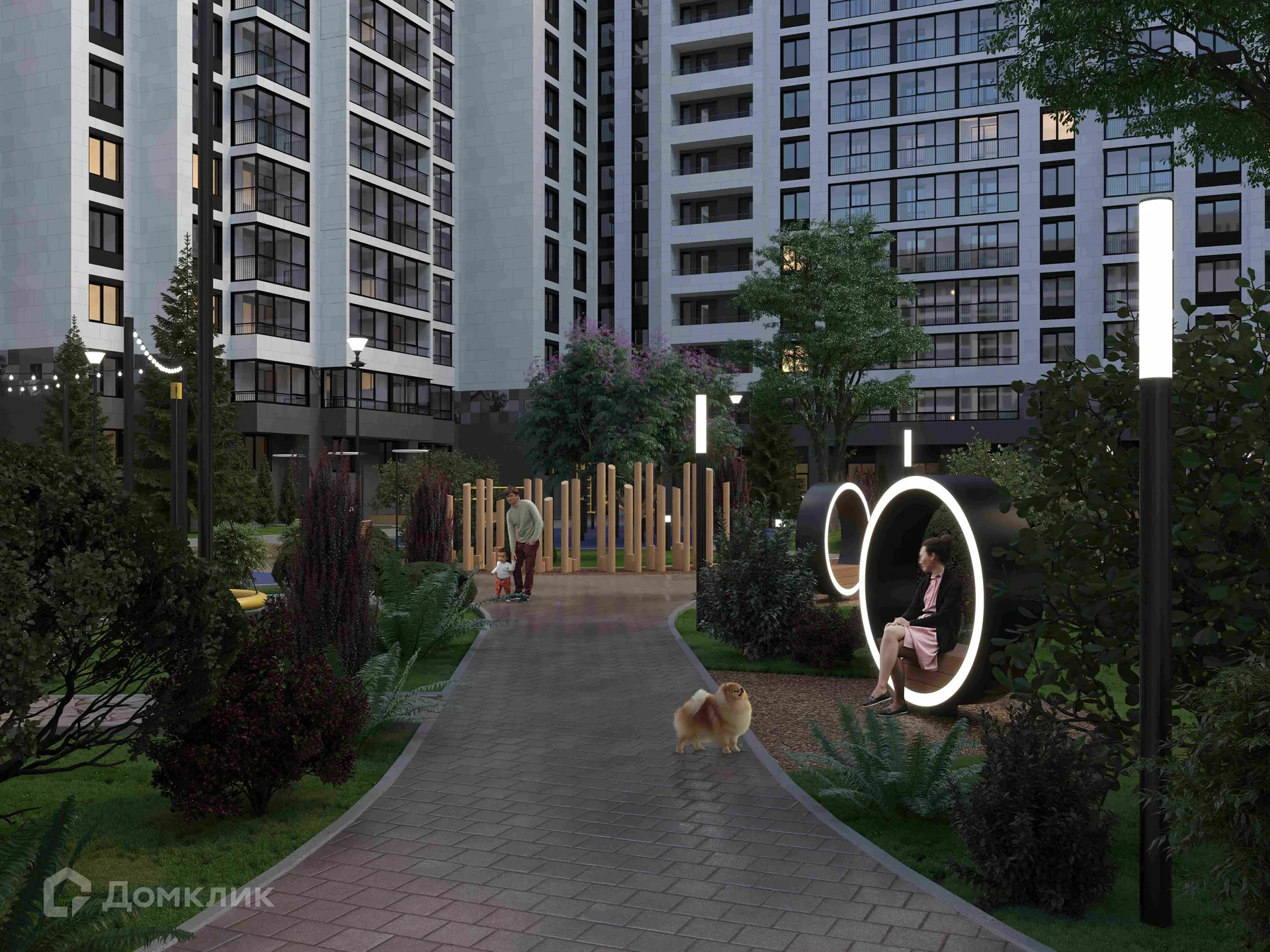 Планировка 1-комнатной квартиры 50.99 м² в ЖК ЖК "Фотограф", г. Мурино — фото 2