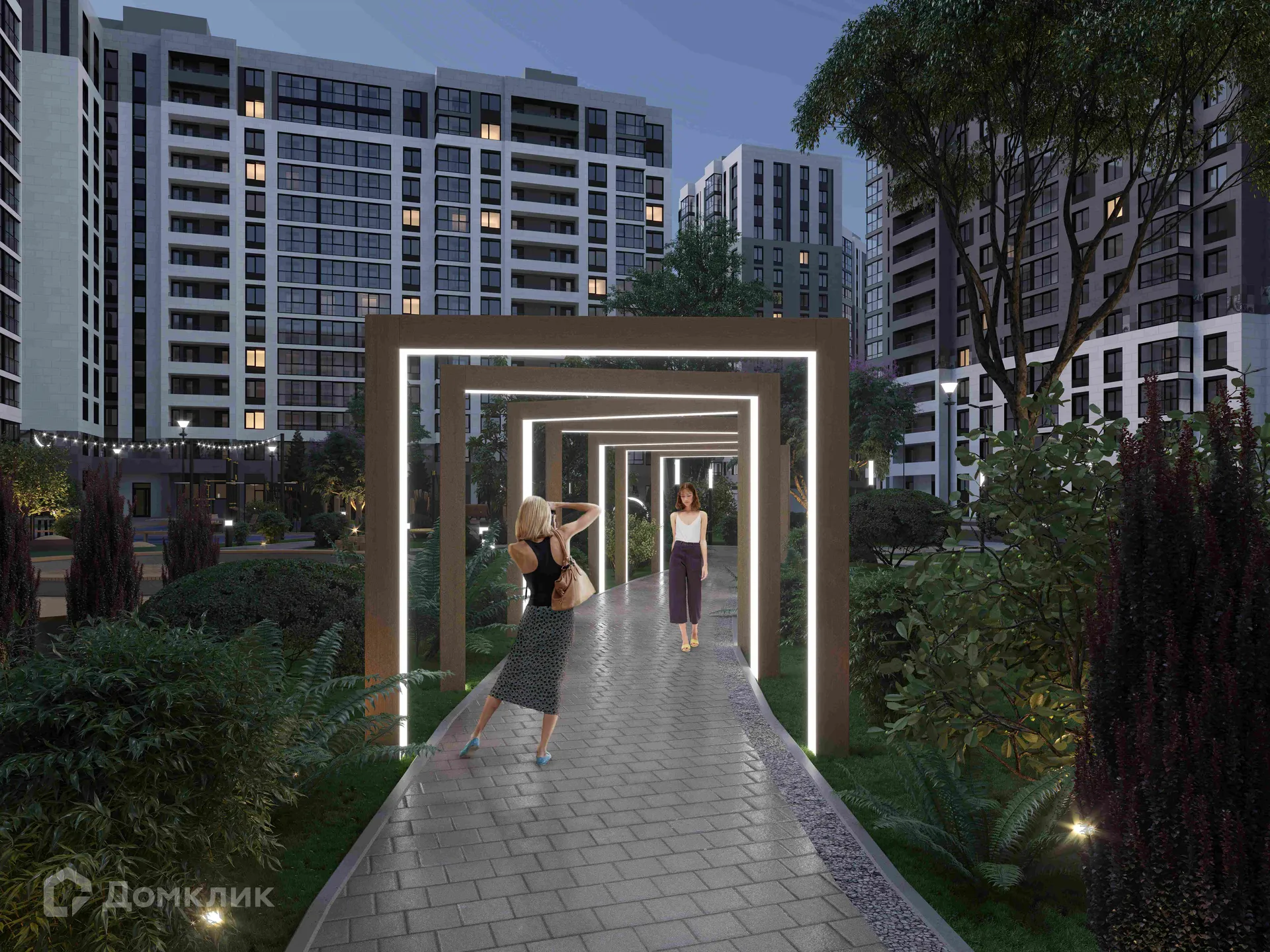 Планировка 1-комнатной квартиры 50.99 м² в ЖК ЖК "Фотограф", г. Мурино — фото 3