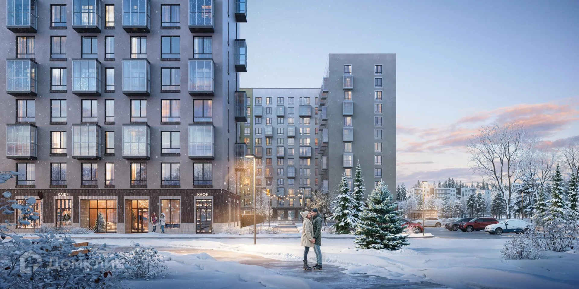 Планировка 3-комнатной квартиры 65.25 м² в ЖК ЖК Новые Лаврики, г. Мурино — фото 2