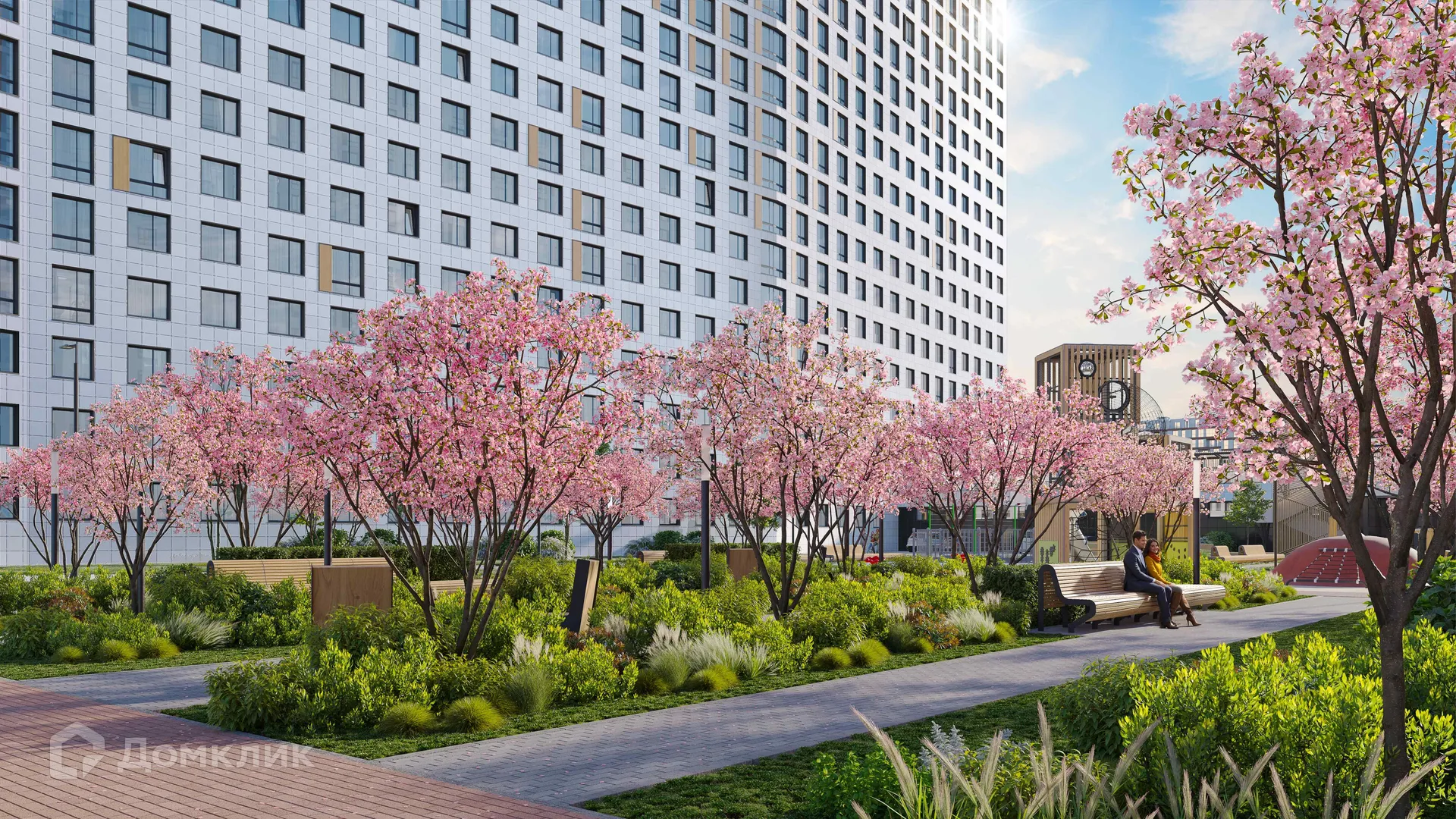 Планировка 1-комнатной квартиры 38.66 м² в ЖК ЖК "Графика", г. Мурино — фото 1