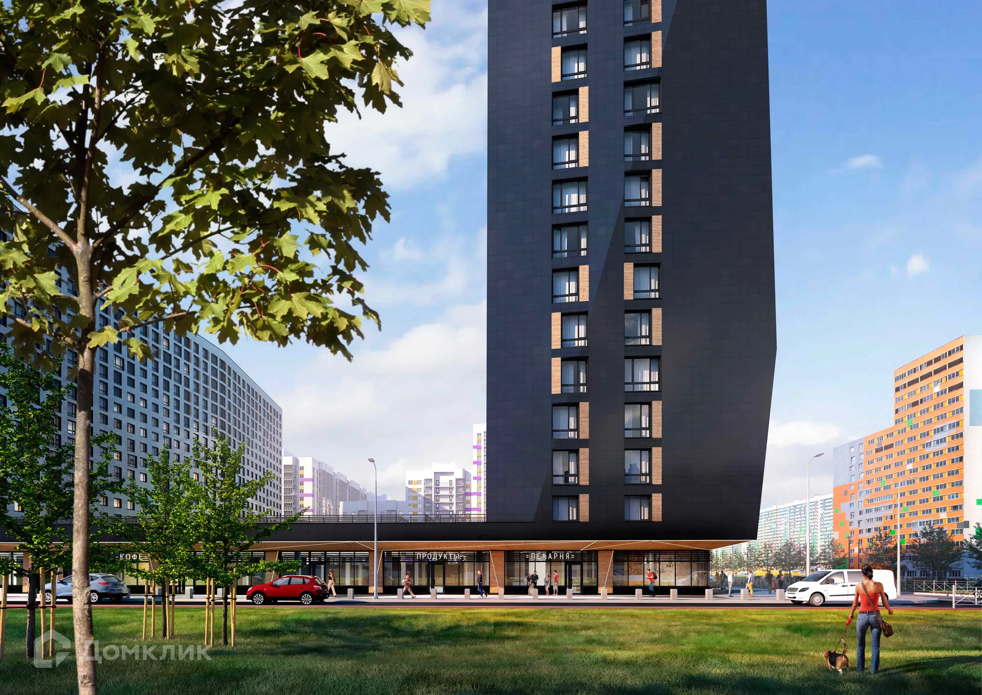 Планировка 1-комнатной квартиры 38.66 м² в ЖК ЖК "Графика", г. Мурино — фото 5