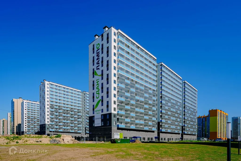 Планировка 1-комнатной квартиры 31.7 м² в ЖК ЖК "Лампо", г. Мурино — фото 12