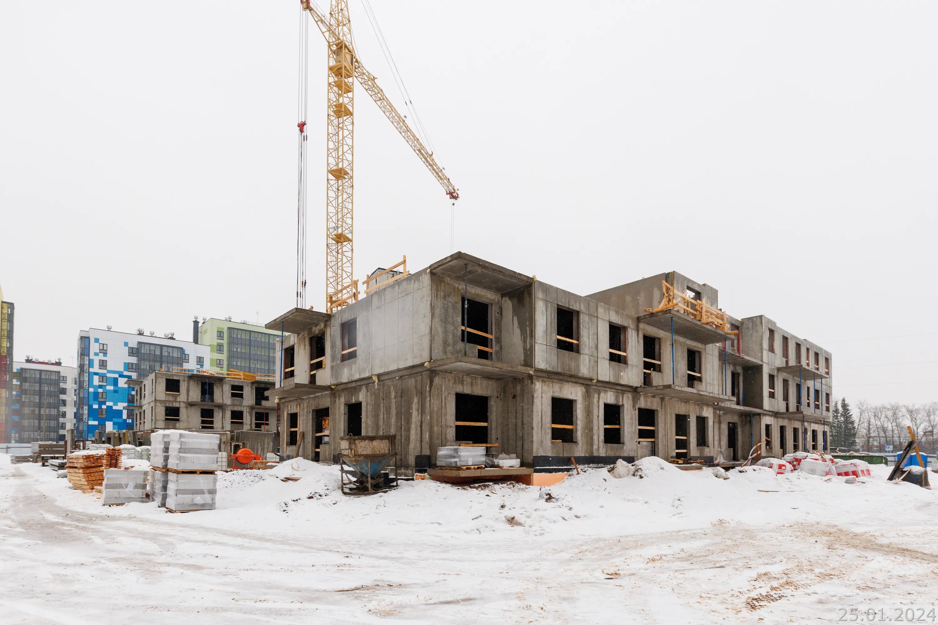 ЖК IQ ГАТЧИНА (Айкью Гатчина) ход строительства