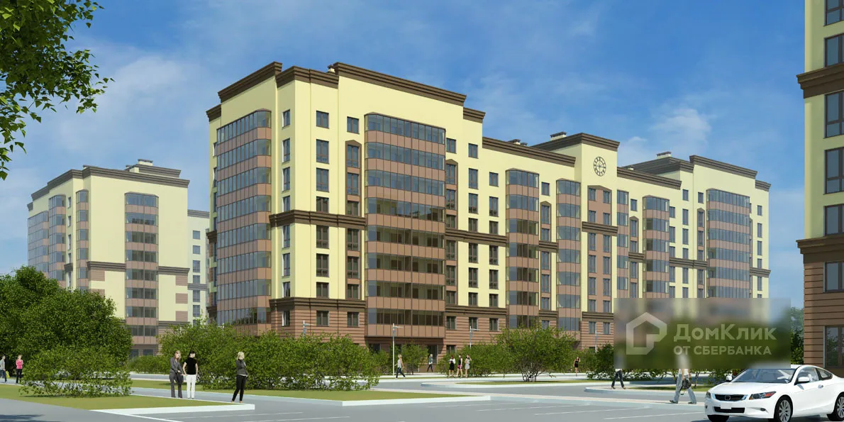 Планировка 2-комнатной квартиры 61.2 м² в ЖК ЖК Кировский посад, г. Гатчина — фото 1