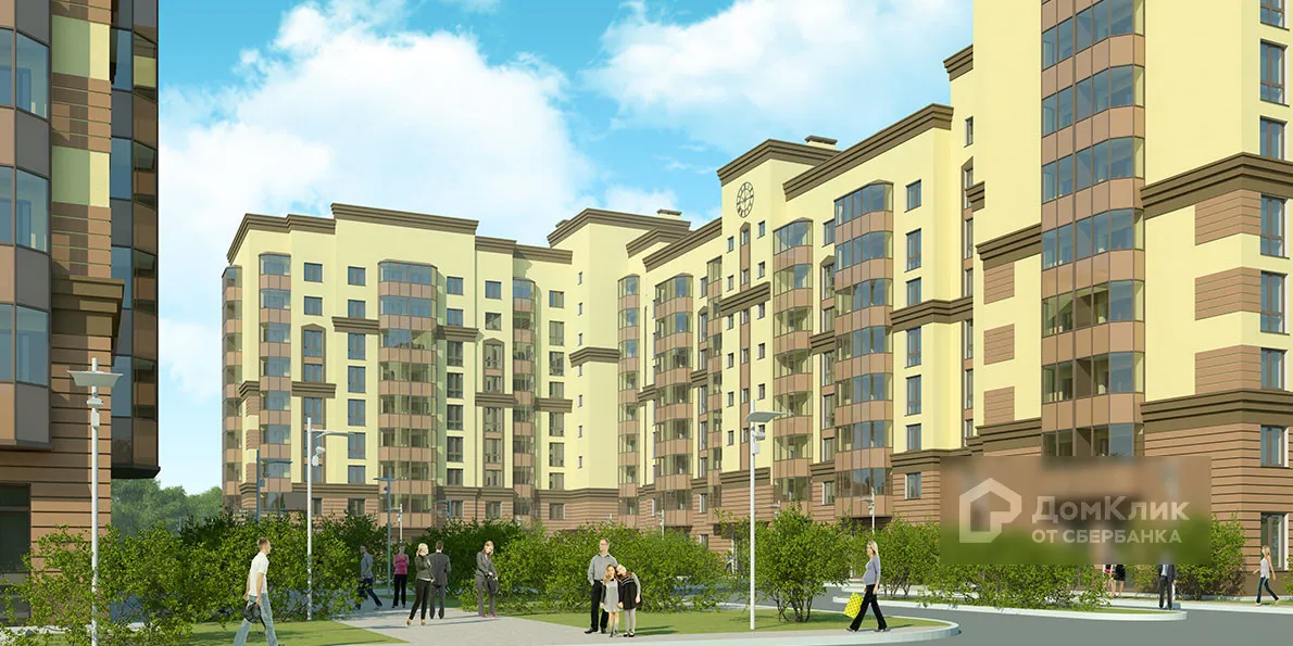 Планировка 2-комнатной квартиры 61.2 м² в ЖК ЖК Кировский посад, г. Гатчина — фото 3