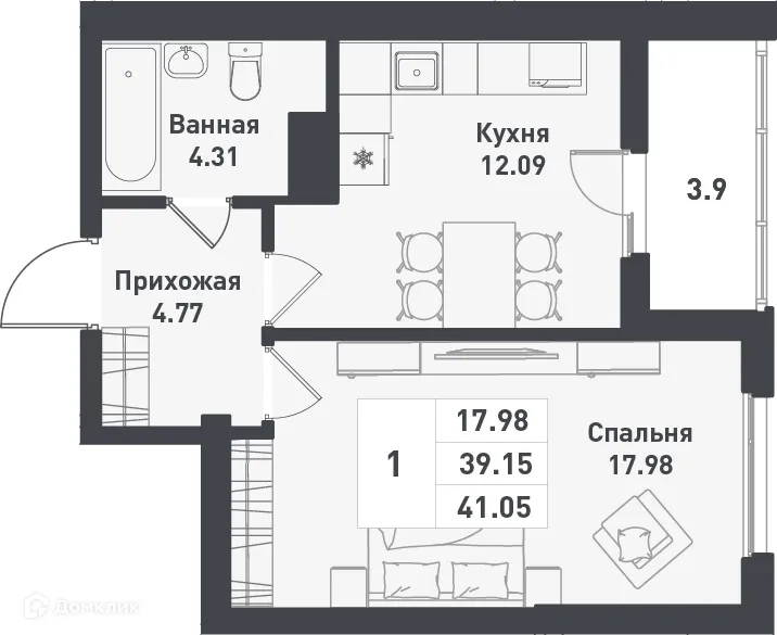 Фото квартиры в ЖК Феникс