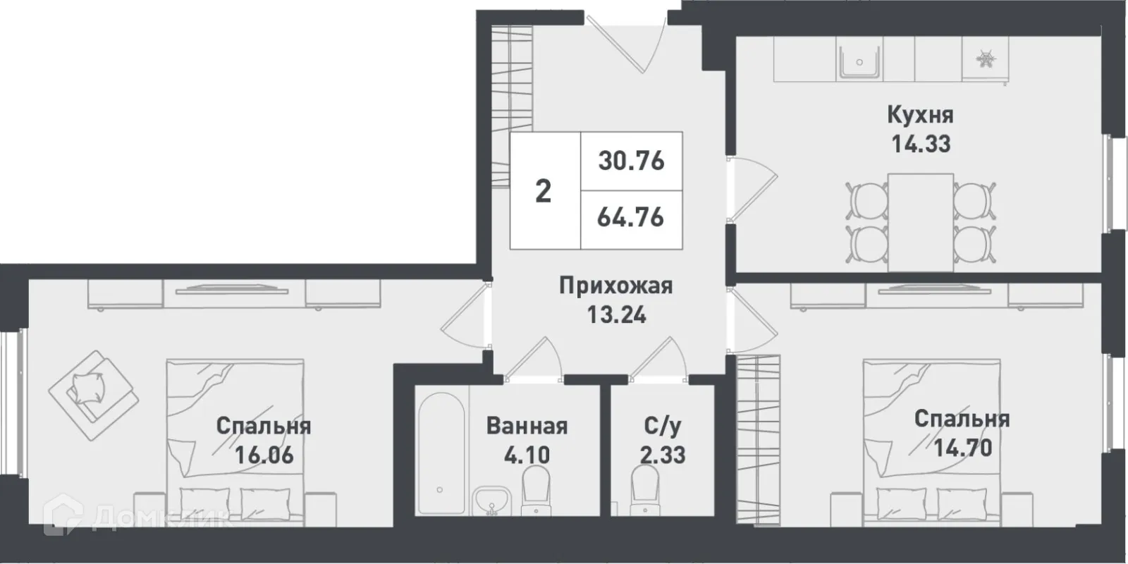 Фото квартиры в ЖК Феникс