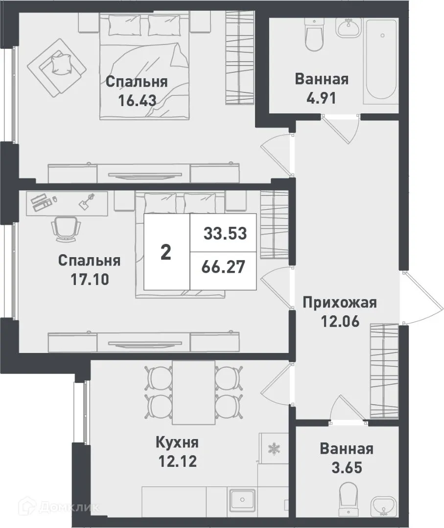Фото квартиры в ЖК Феникс