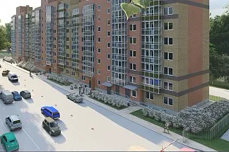 Планировка 1-комнатной квартиры 41.4 м² в ЖК ЖК Новый мир, г. Всеволожск — фото 1