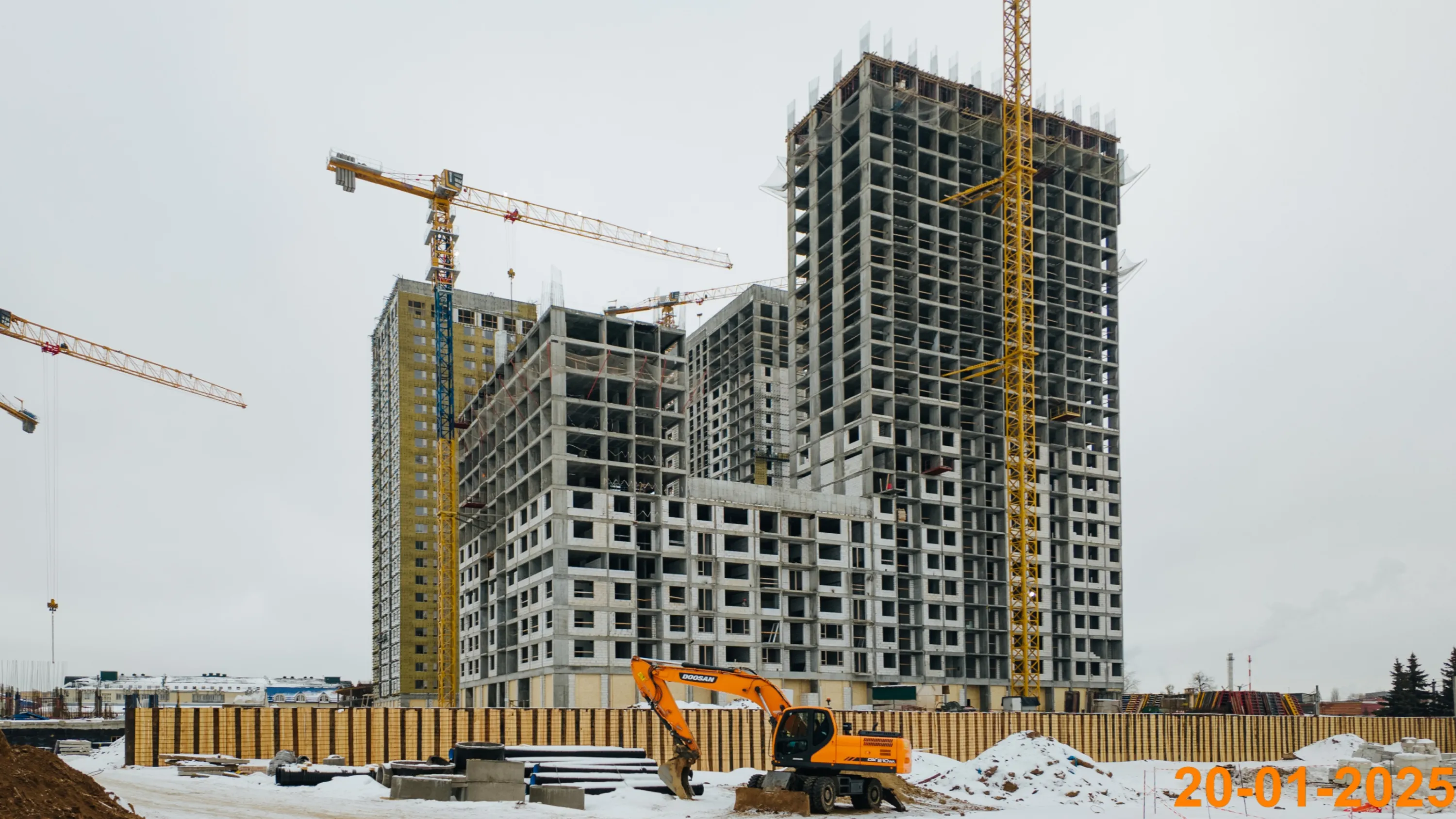 ЖК Сиберово ход строительства