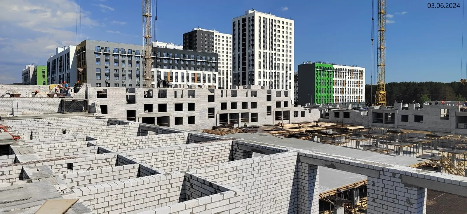 ЖК Весна-2 ход строительства