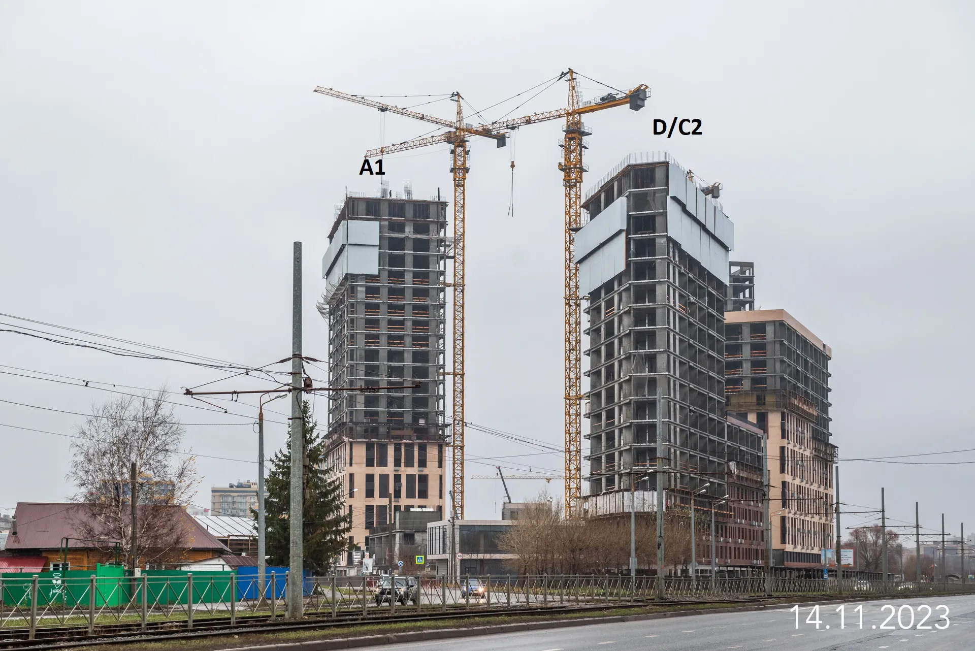 ЖК Крыловка парк ход строительства