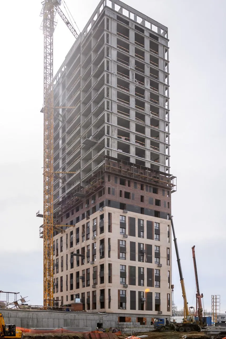 ЖК Крыловка парк ход строительства