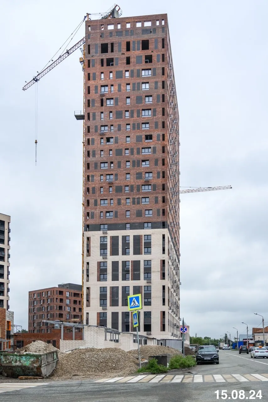 ЖК Крыловка парк ход строительства