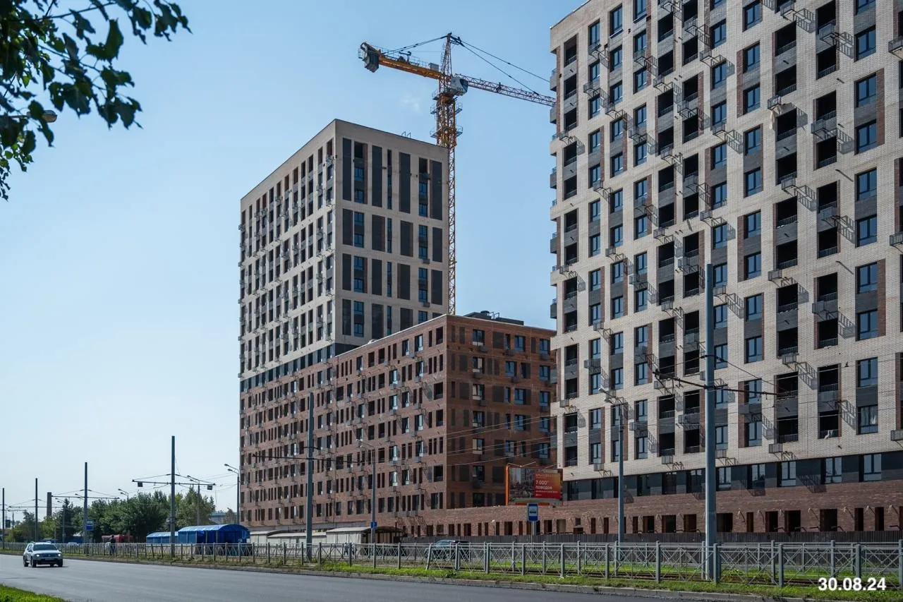 ЖК Крыловка парк ход строительства