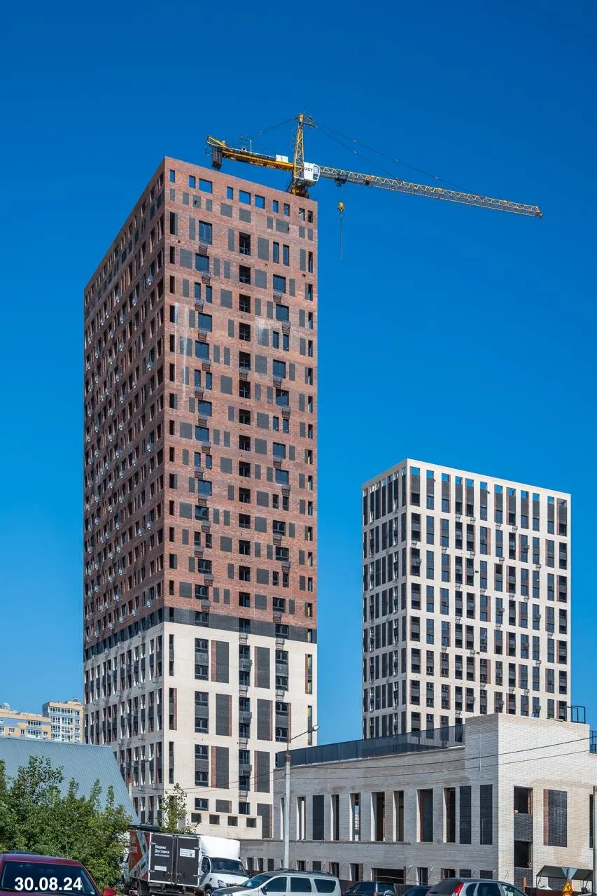 ЖК Крыловка парк ход строительства