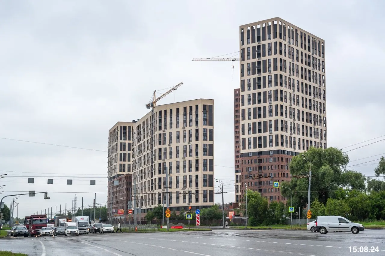 ЖК Крыловка парк ход строительства