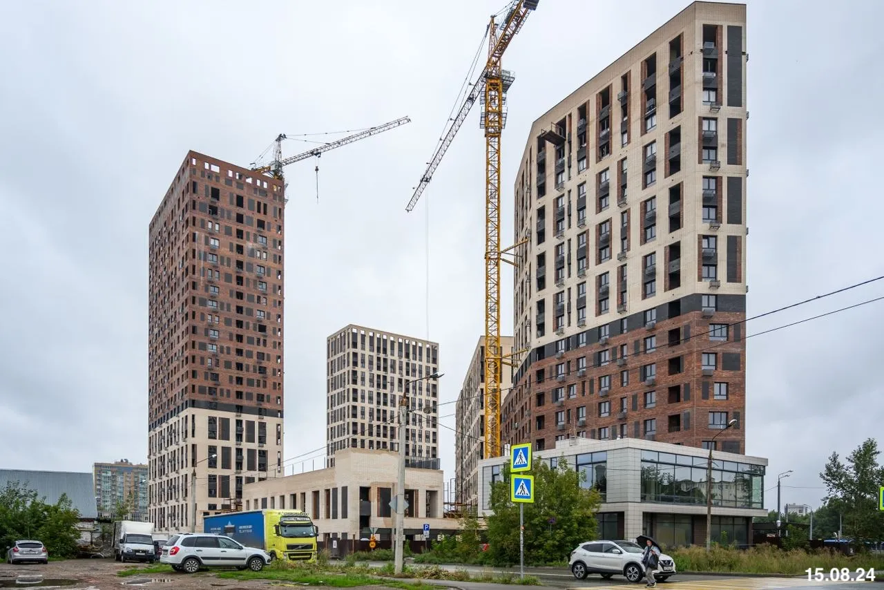 ЖК Крыловка парк ход строительства