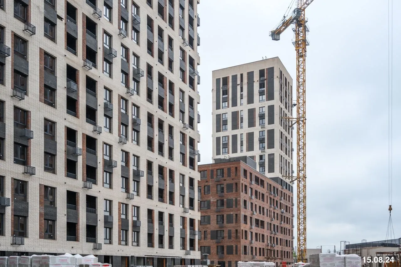 ЖК Крыловка парк ход строительства