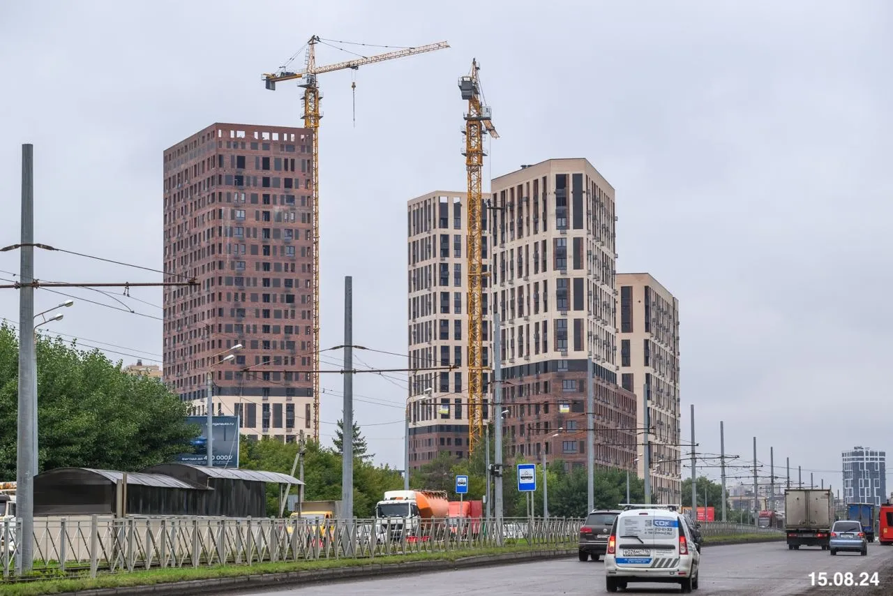 ЖК Крыловка парк ход строительства