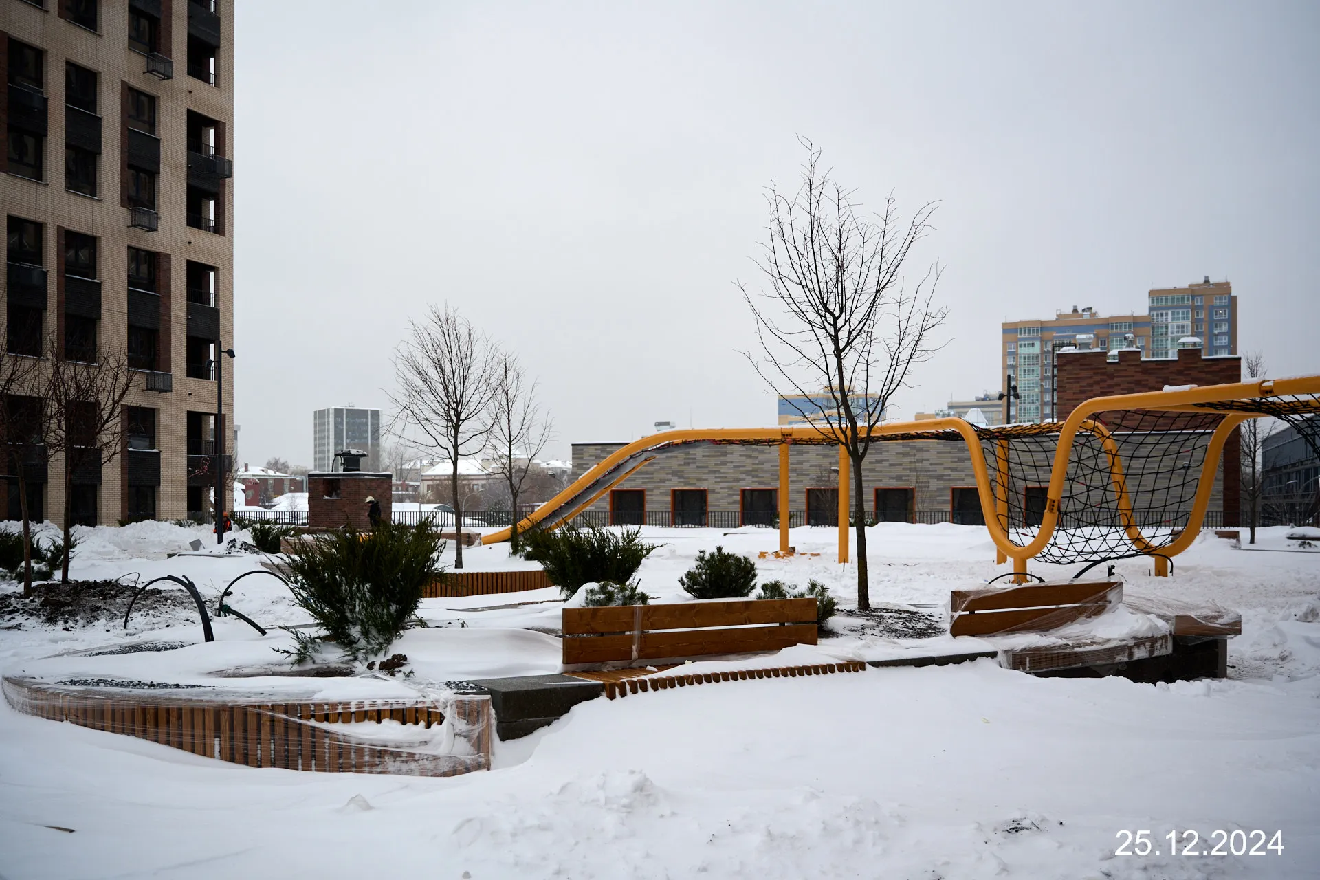 ЖК Крыловка парк ход строительства