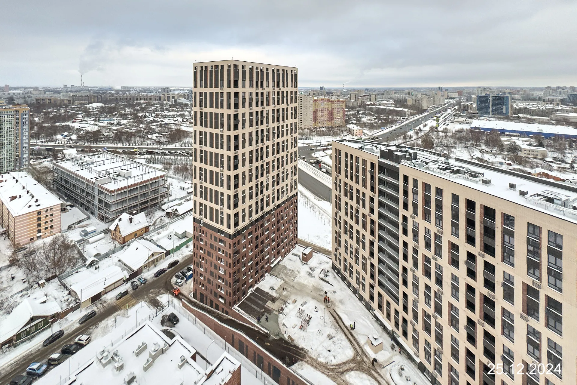 ЖК Крыловка парк ход строительства