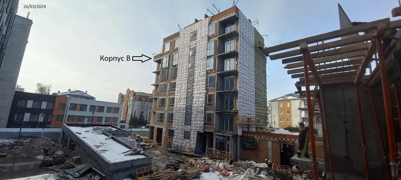 ЖК Концепт-комплекс бизнес-класса "Максат" ход строительства